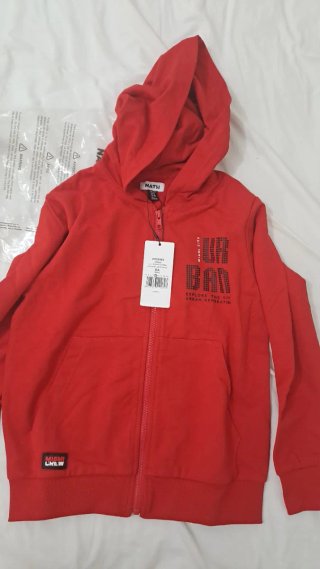 Sudadera Nath Talla 8 Roja