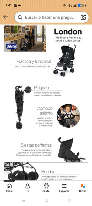 Silla de paseo Chicco London