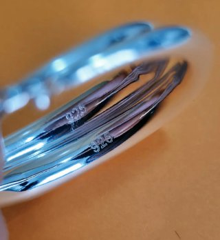 Pendientes de 3.5cm de Plata 925