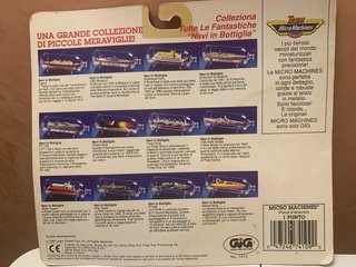 Micro Machines Kitty Hawk Navi in Bottiglia