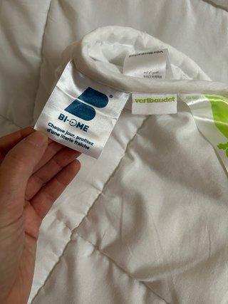 Edredón nórdico cuna Vertbaudet microfibra BI-OME