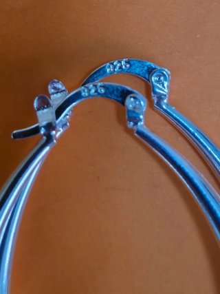 Aros Ovalados / Plata 925 de Dama
