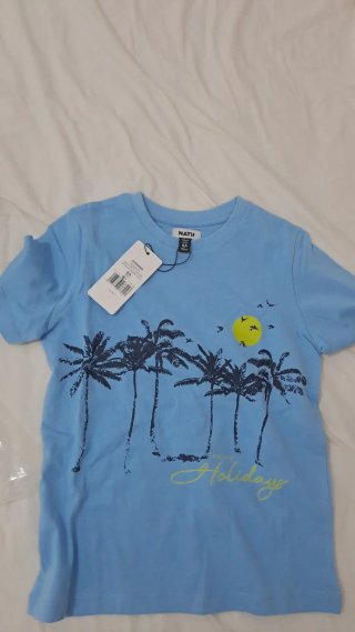 Camiseta azul Nath Talla 8 niño