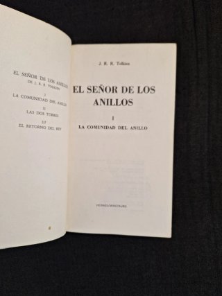 El señor de los anillos (edición méxicana Hermes)