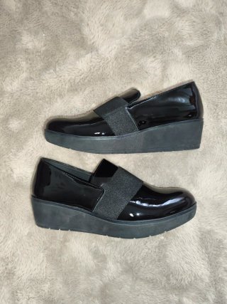 Zapatos charol negros Nature T39