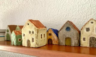 Casitas rústicas de campo