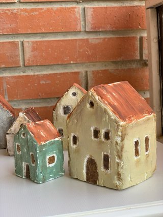 Casitas rústicas de campo