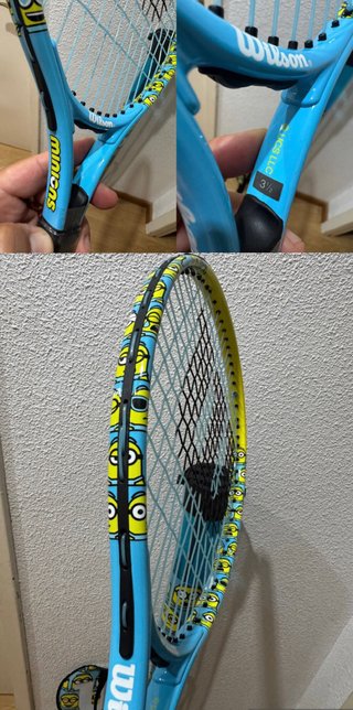 SET TENIS RAQUETA WILSON MINIONS EDICIÓN LIMITADA