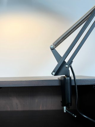 Lámpara flexo Luxo L-1 Negro