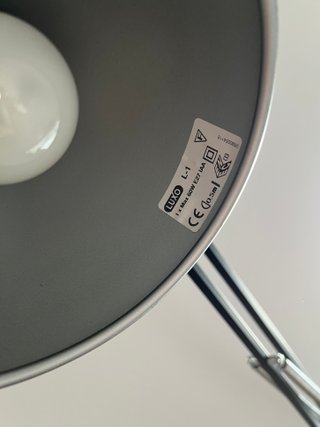 Lámpara flexo Luxo L-1 Negro