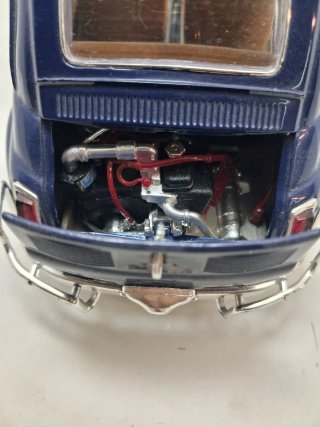 Fiat 500 L Bburago scala 1:16.Vintage.