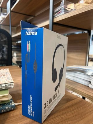 Auriculares Hama con Micrófono 3.5mm Jack