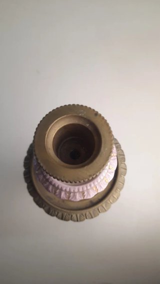 Pie de lámpara de mesa vintage