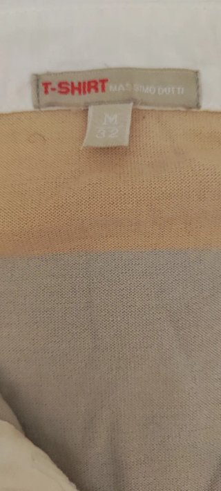 Polo rayas Massimo Dutti beige/gris