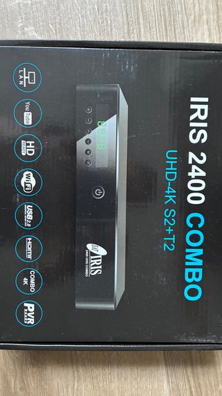 Decodificador Iris 2400 UHD 4K S2+T2 Combo
