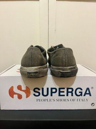 Zapatillas Superga Cotton Dyed grises Talla 44