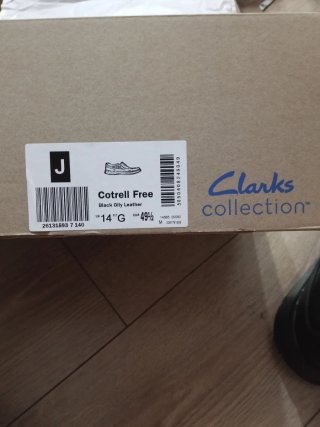Mocasines Clarks Cotrell Free Piel Negra Talla 49.