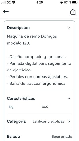 Máquina de remo Domyos