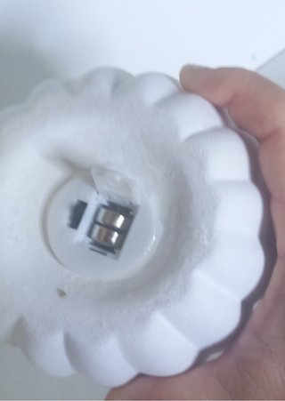 Calabaza LED Blanca 14,5cm