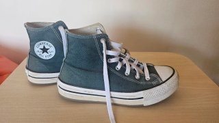 Stivali Converse All Star Tela Blu 35,5