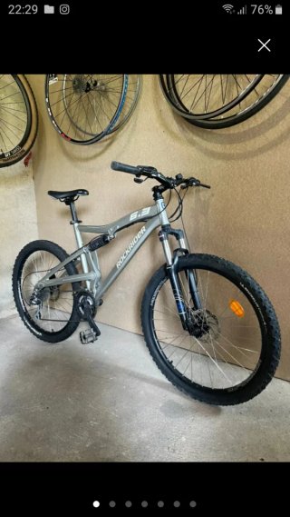 Bicicleta Aluminio Doble Suspensión Rockrider