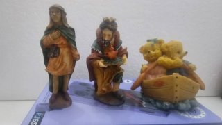 Figuras Belén y Osos Resina