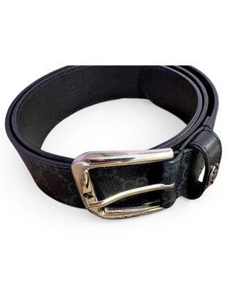 Cintura Gucci Donna Nero/Grigio