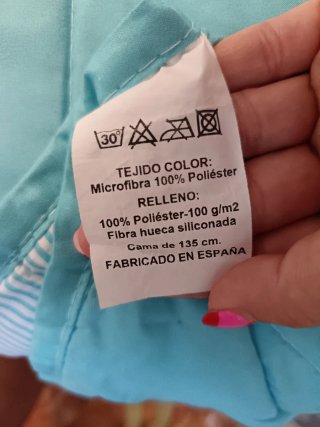 Edredón reversible cama 135/150.