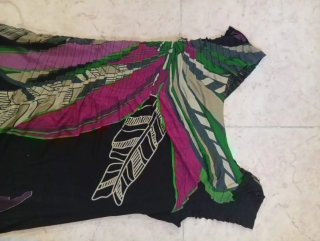 Camiseta Desigual Estampado Plumas Multicolor
