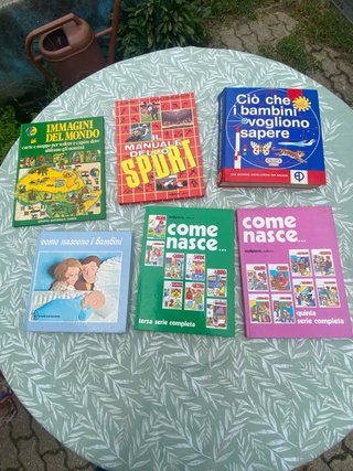 Lotto enciclopedie e libri educativi vintage per r