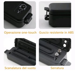 MACCHINA PER SOTTOVUOTO ALIMENTI CIBI CUCINA CASA