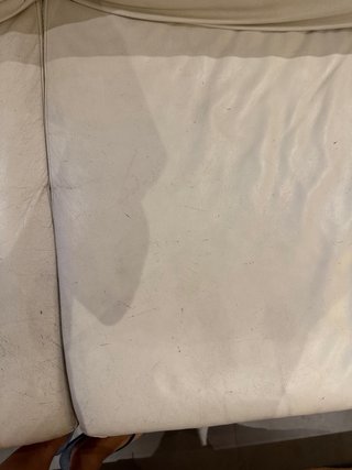 Sofá Chaise Longue Piel Blanco