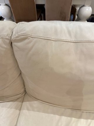 Sofá Chaise Longue Piel Blanco