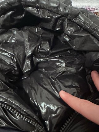 Chaqueta Zara acolchada negra