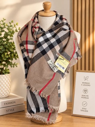 Sciarpa Burberry Beige Multicolor