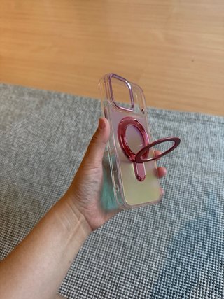 Funda iPhone 18 Pro Max Rosa Transparente