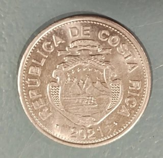 Moneda 10 Colones Costa Rica 2021