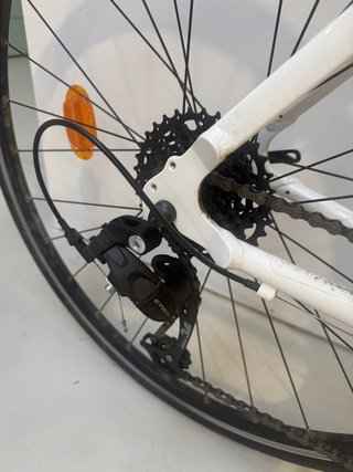 Bicicleta Carretera TRIBAN Blanca Talla M
