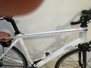 Bicicleta Carretera TRIBAN Blanca Talla M