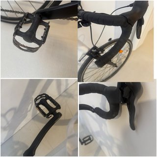 Bicicleta Carretera TRIBAN Blanca Talla M
