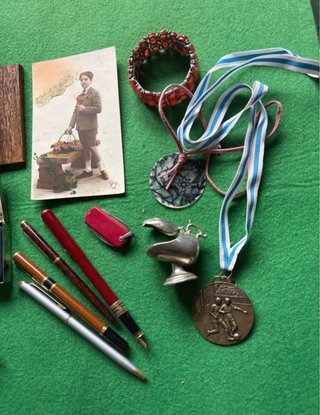 Lote Antigüedades Varios Objetos
