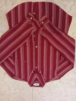Camisa Vintage Thomas Burberry Rayas Talla S