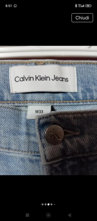 Jeans Calvin Klein Uomo Blu
