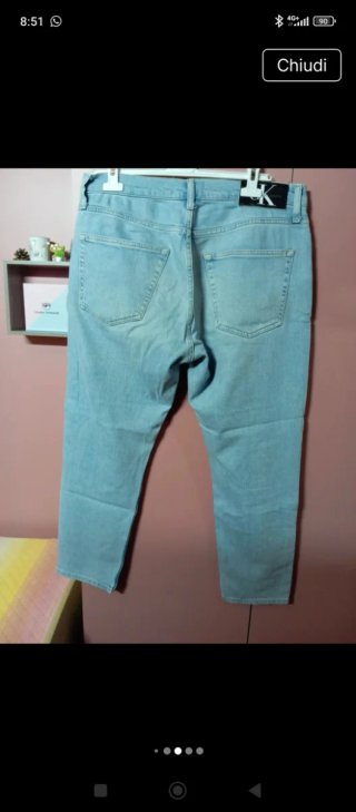 Jeans Calvin Klein Uomo Blu
