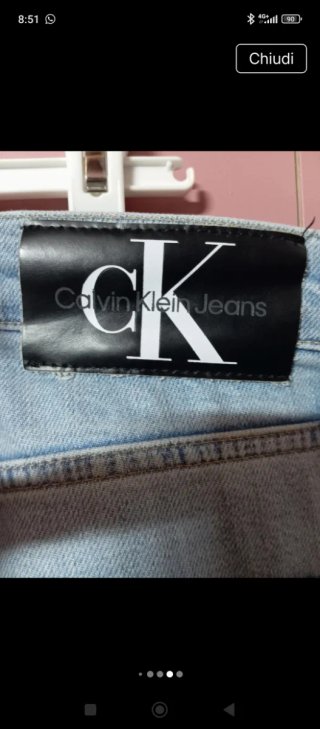 Jeans Calvin Klein Uomo Blu