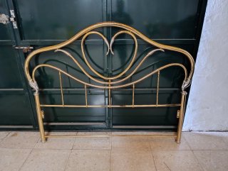 Cabecero 1.50m Metal Dorado