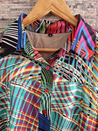 Vestido Desigual Talla 46 Multicolor