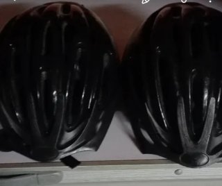 2 Cascos de Bicicleta Negros