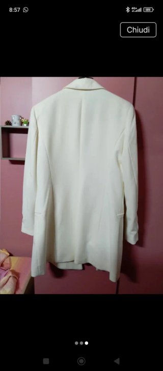 Giacca donna bianca
