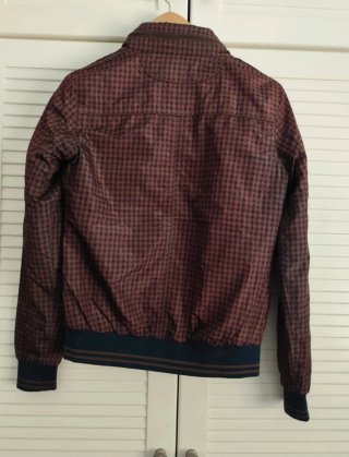 Chaqueta Cortavientos Acolchada Vintage